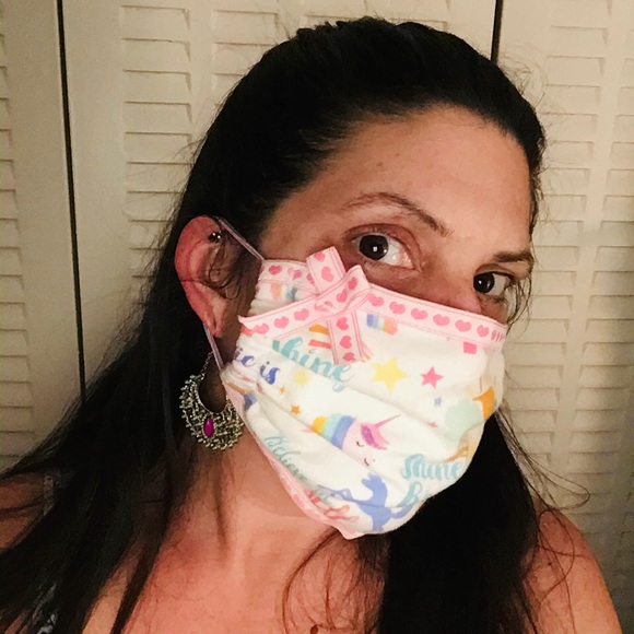 🦄 FACE MASK FANCY YOU CHOOSE ORGANIC COTTON LINED - Picture 2 of 13